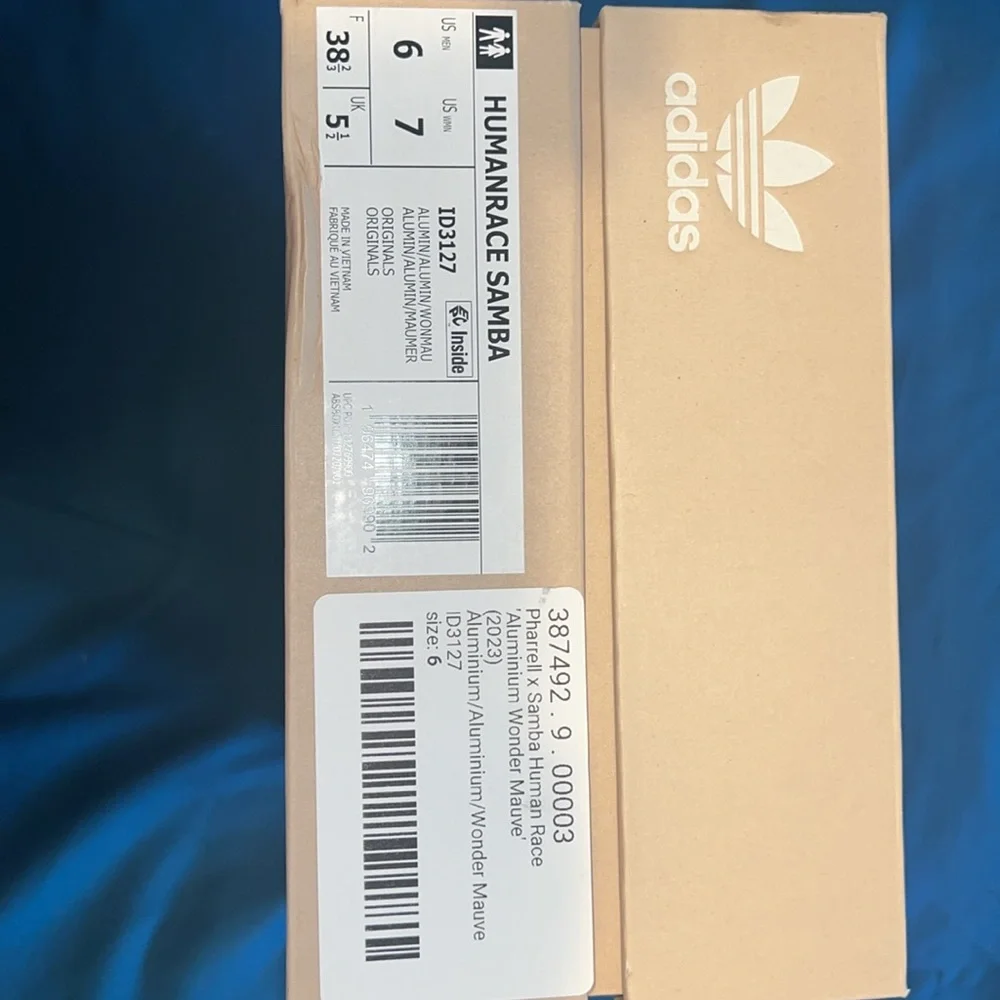 Adidas Samba Pharrell Humanrace Aluminum